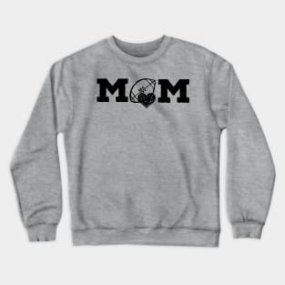 Mom loves football Crewneck Sweatshirt